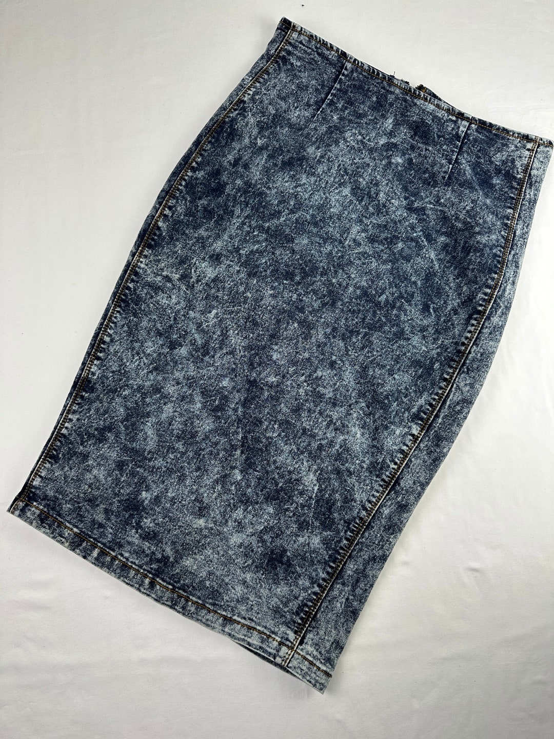 High-waist fashion pencil vintage jean skirt