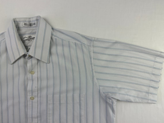 60's Sears Roebuck Cotton Oxford Vintage Short Sl… - image 4