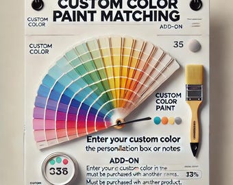 Custom Color Paint Match Add-On