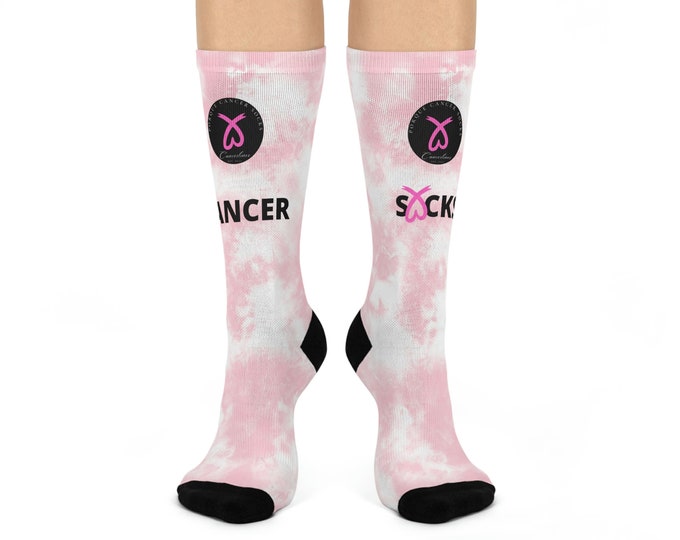 Featured listing image: Cancer Sucks (Socks for a Cause - raise awareness/show support) - Cancertines