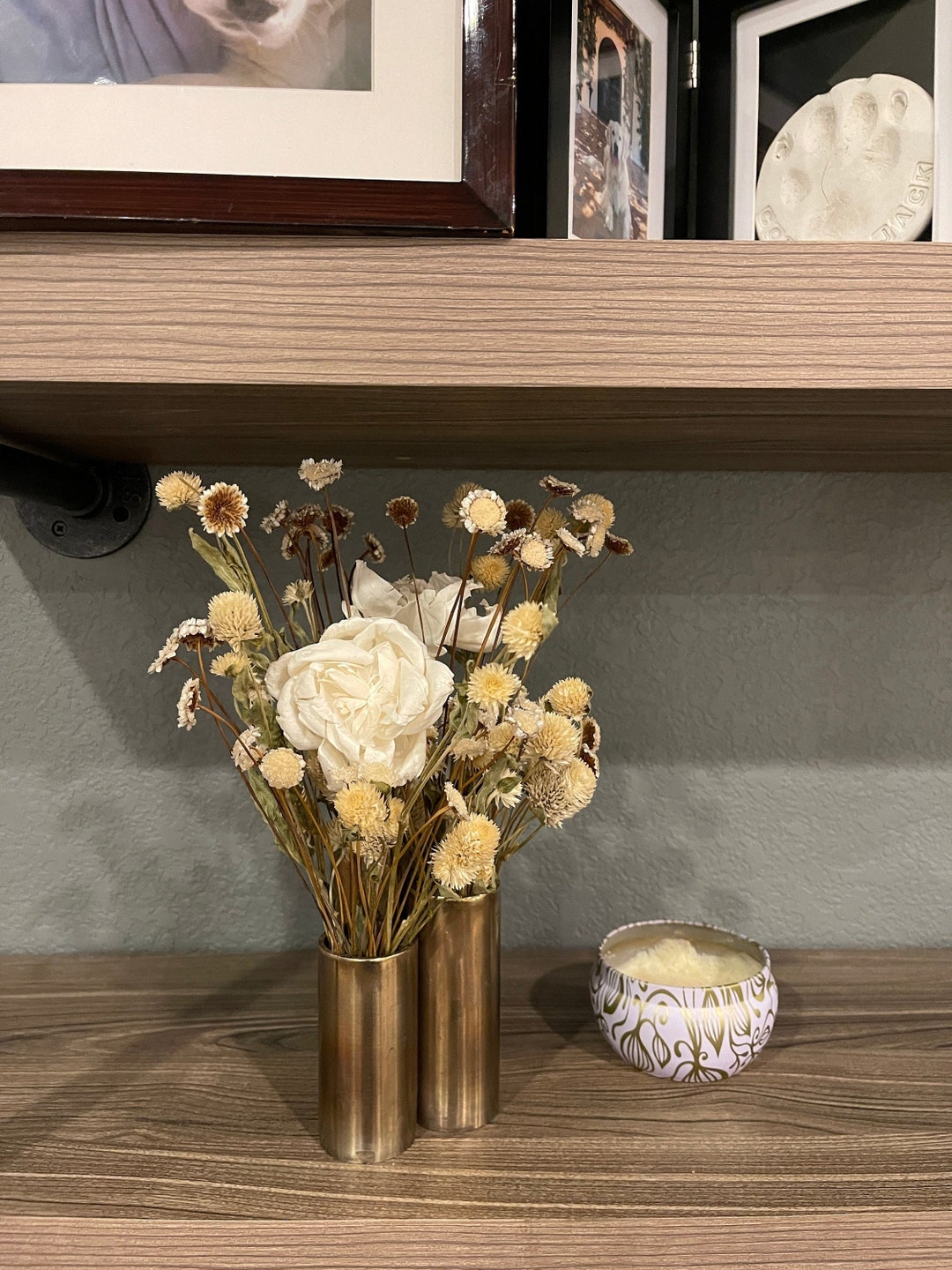 Stainless Steel Flower Vase Etsy