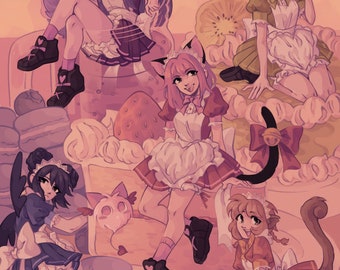 Tokyo Mew Mew Art Print