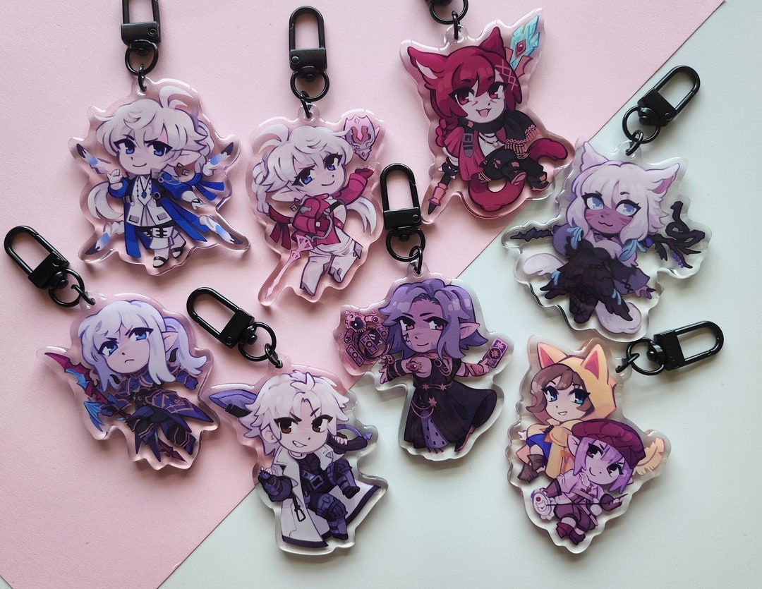 Final Fantasy XIV Scion 2.5'' Acrylic Keychains - Etsy Australia