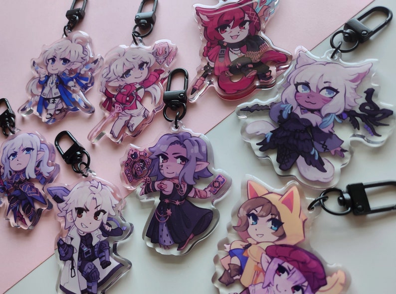 Final Fantasy XIV Scion 2.5'' Acrylic Keychains - Etsy Australia