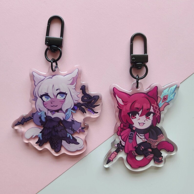 Final Fantasy XIV Scion 2.5'' Acrylic Keychains - Etsy Australia