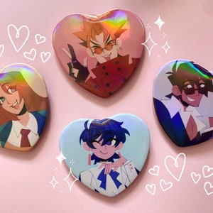 Trigun Heart Badges