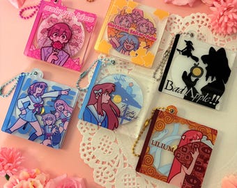 2000s Anime Inspired CD Acrylic Keychains