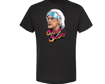 doc brown, great scott, back to the future shirt, unisex