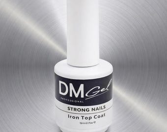 Iron Top Coat for Nails Super Scratch Resistant / French Manicure / No Wipe