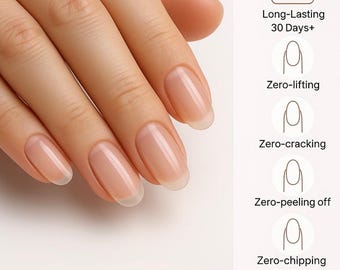 Clear Builder Gel in a Bottle, Self-Leveling, No-Heat Spikes, HEMA-Free / TPO-Free