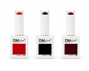Red Gel Nail Polish Collection Non-Toxic Formula