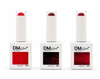 Red Gel Nail Polish Collection Non-Toxic Formula