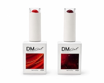 Cat Eye Gel Nail Polish Red Collection