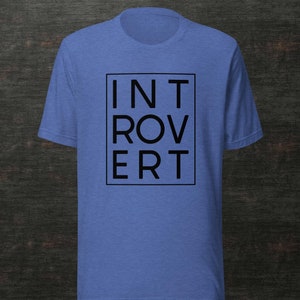 Introvertiertes Unisex T-Shirt, Anti-Soziales Tee