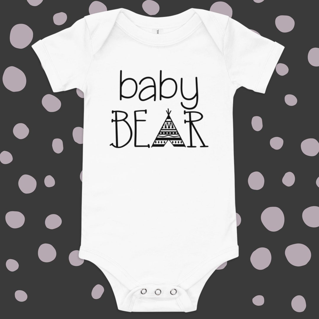 Baby Bear Onesie Baby Boy One Piece Baby Girl Onesie Etsy