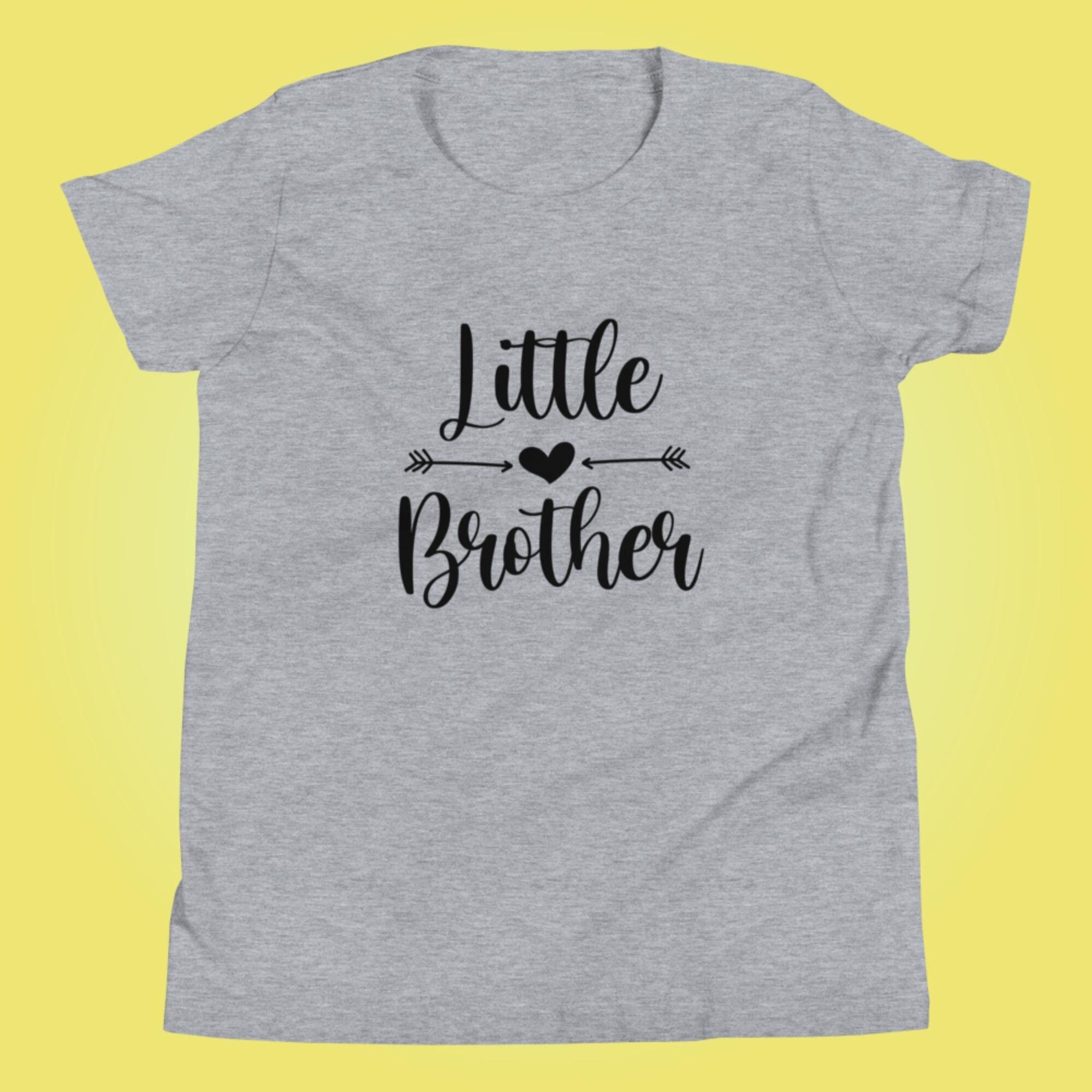 【BROTHER BROTHER】 SHORT SLEEVE TEE Youth Little Brother Short Sleeve T-shirt, Little Bro Tee, Boys T