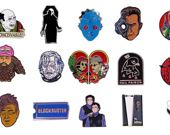 Cinema Enamel Pins Collection #2 - Metal Badge Jewelry Accessary