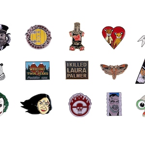 Cinema Enamel Pins Collection #1 - Metal Badge Jewelry Accessary