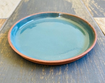 Keramisk desserttallrik, liten platt tallrik, handgjord keramik, porslin, stengods