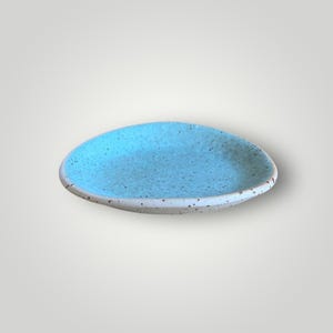 Ceramic saucer for cup under glass, small plate, bowl, handmade pottery, tableware, stoneware tableware