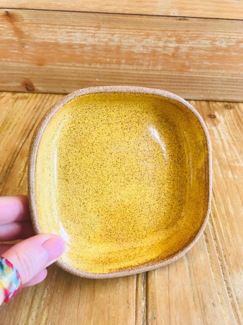 Petite Assiette creuse bol à dessert en grès ramequin Coupelle Bol poterie artisanale fait main art de la table céramique image 3