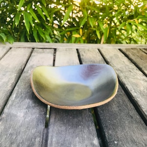 Stoneware bowl triangular shape saucer cup undercup pottery handmade tableware ceramic decoration