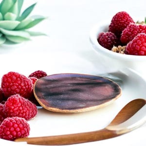 Handgemachter Keramik Kiesel Dessertteller Frühstück Dessertteller Geschirr Steinzeug Geschirr