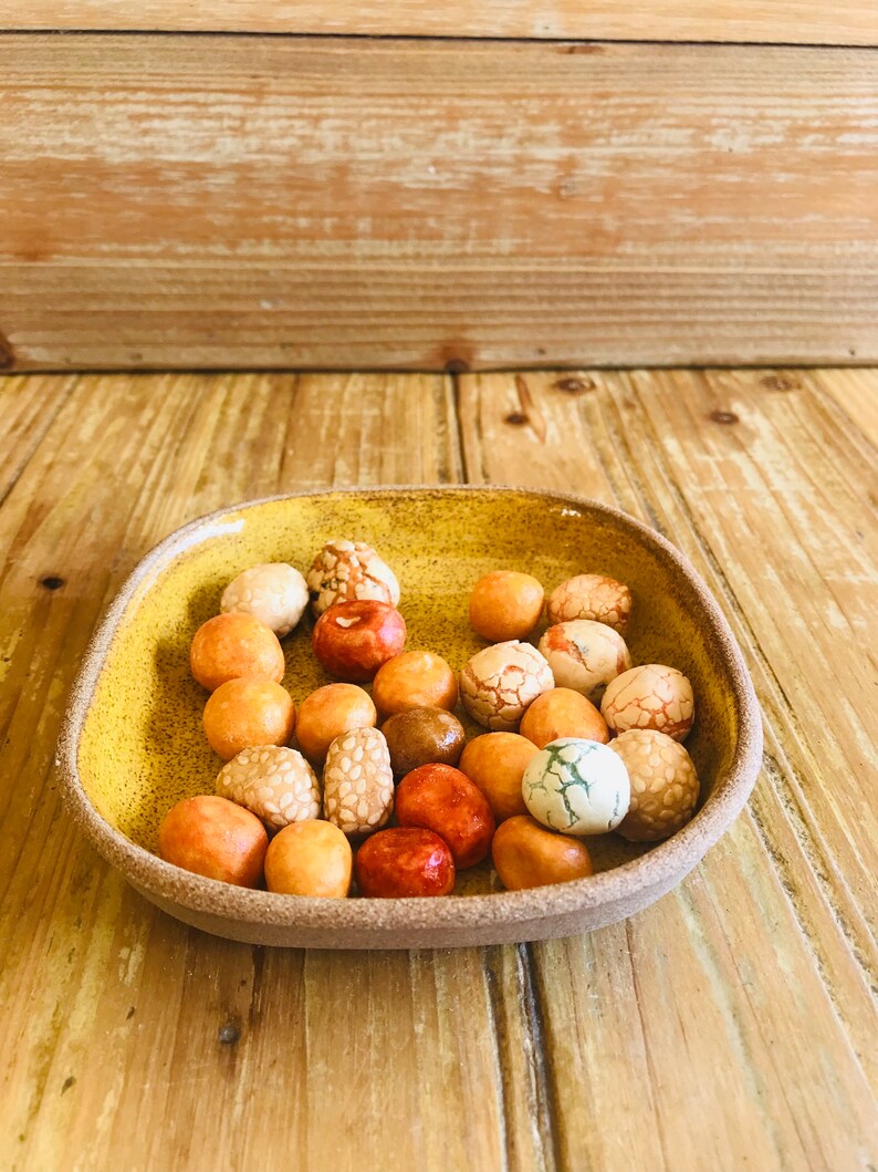 Petite Assiette creuse bol à dessert en grès ramequin Coupelle Bol poterie artisanale fait main art de la table céramique image 6