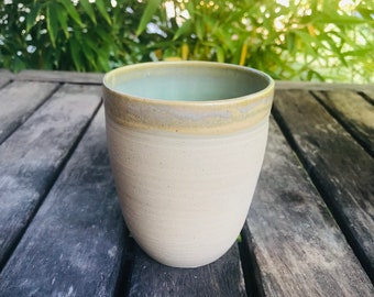 Ceramic mug, stoneware coffee/tea cup, ceramic glass, handmade pottery, tableware, stoneware tableware