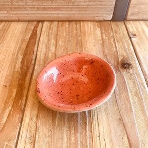 Ceramic bowl, sauce pot, tea bag rest, jewelry ring, handmade pottery, tableware decoration, stoneware tableware
