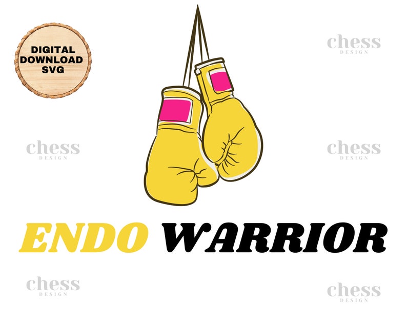 Endometriosis Awareness SVG Endo Warrior SVG Ladies Powerful Statement