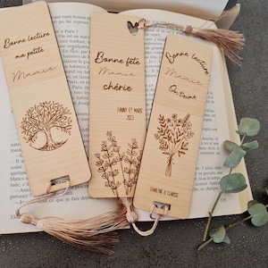 Marque page personnalisable en bois