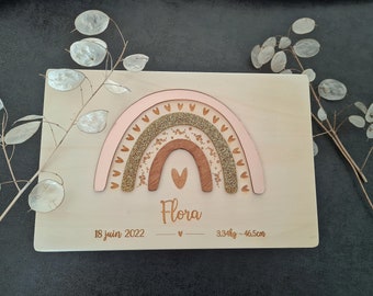 Caixa de lembrança de bebê, presente de nascimento personalizado/personalizável