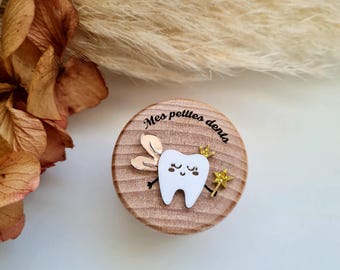 Caixa de dentes de leite 100% francesa personalizável