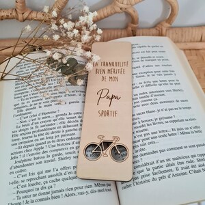 Marcapáginas de madera personalizable imagen 8