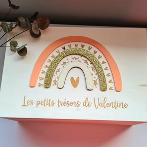 Sonnige Erinnerungsbox, personalisiertes / anpassbares Geburtsgeschenk