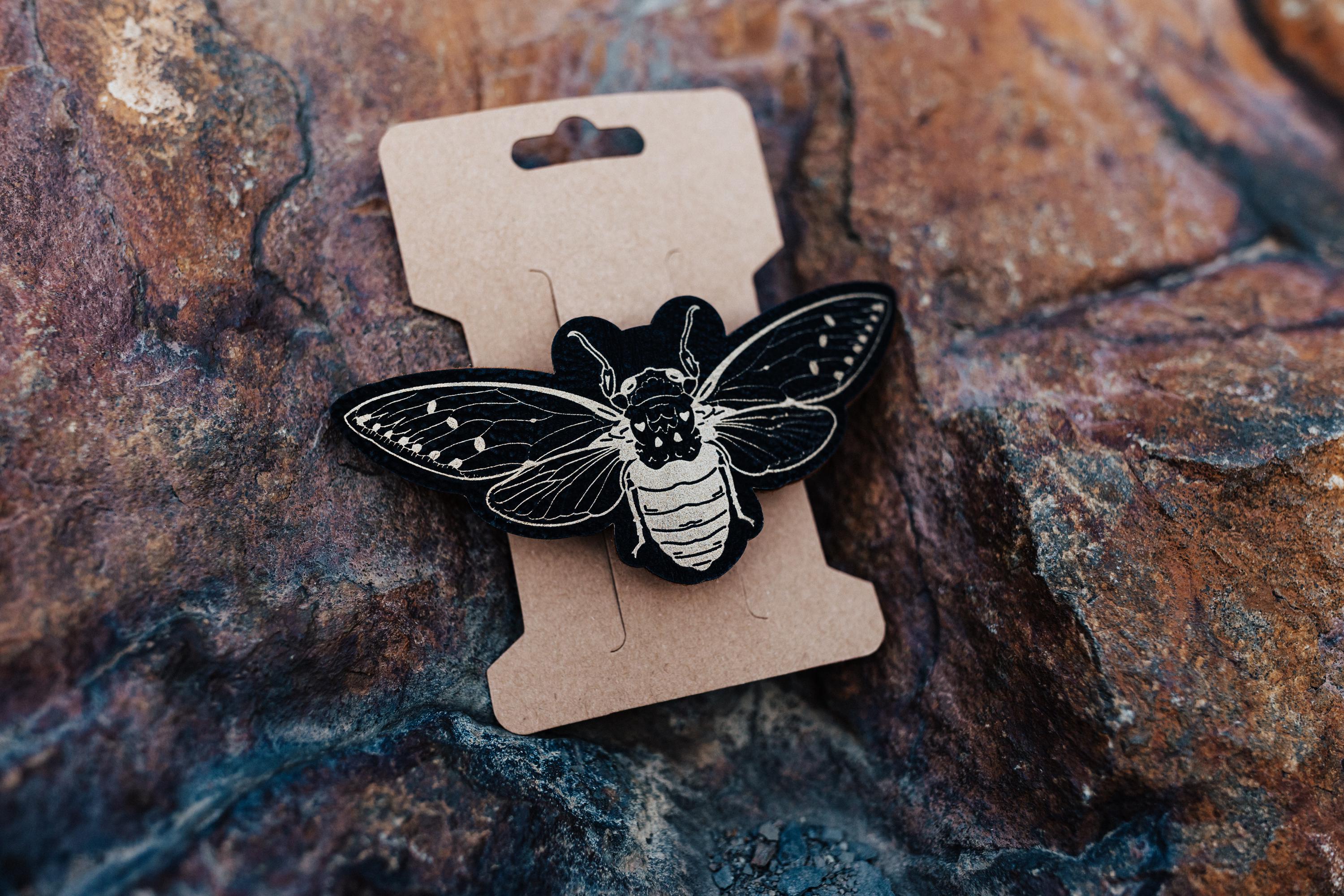 Unique Cicada Hair Clip/barrette (gold or Silver) - Etsy display picture 3