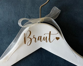 Stickers for coat hangers: Getting Ready | Wedding | Bride | Groom | Maid of Honor | Best Man | Mother of the Bride | Father of the Bride | personalized