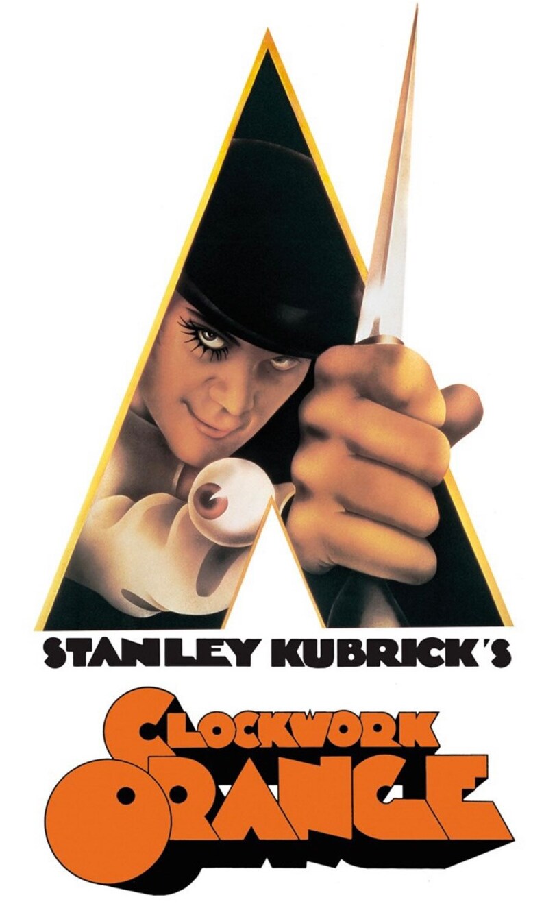 Horror Gifted Clockwork Orange Poster Metal Sign orange Etsy