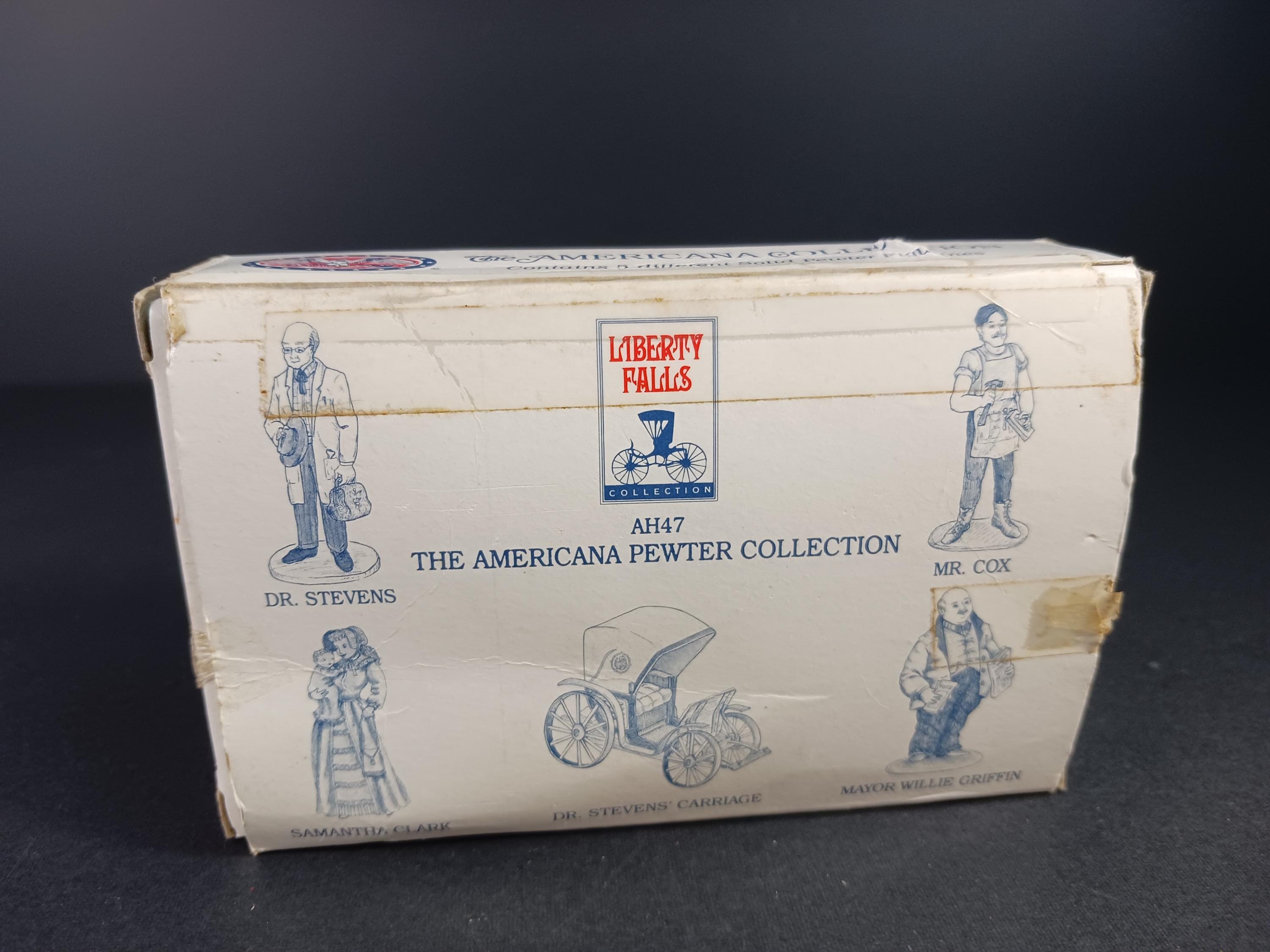 Liberty Falls Pewter Figurines Set AH47 Americana Collection 1994