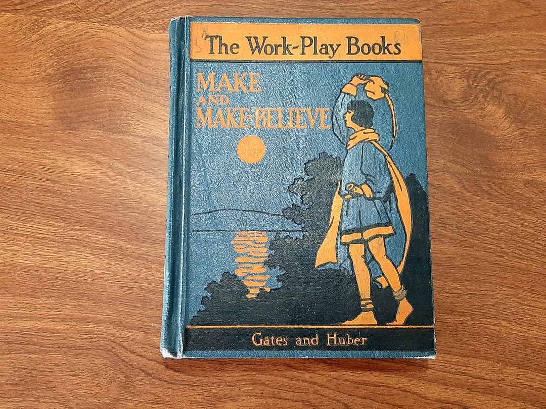 1930 Macmillan Reader: the Work-play Books -vintage Hardcover Book ...