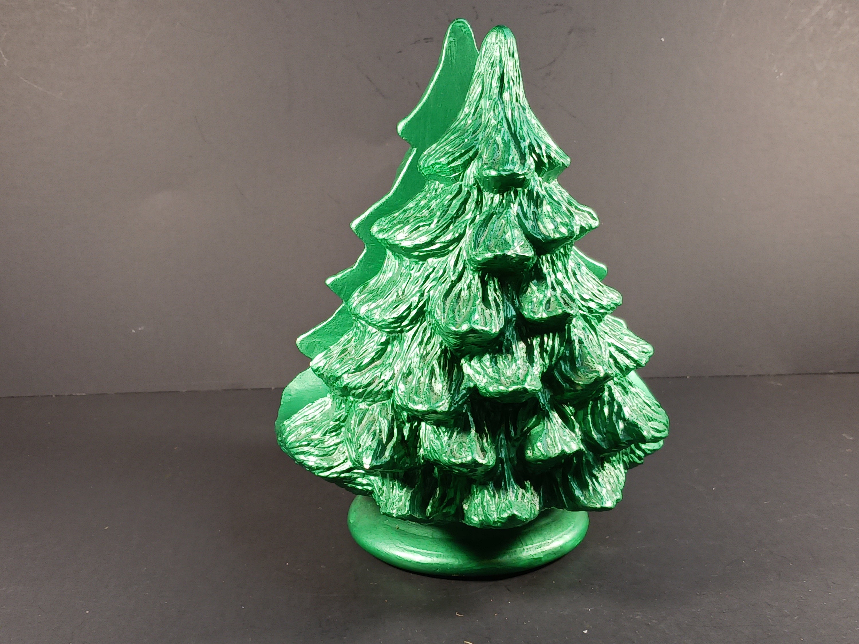 Enchanting Festive Elegance Vintage Christmas Tree Napkin Holder for