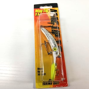 Yakima Mag Lip 3.5 Lemon Head Crankbait Lure in Original Package  -  Fishing Lure- Father&#39;s Day Gift- Fisherman Gift- Camping Supplies