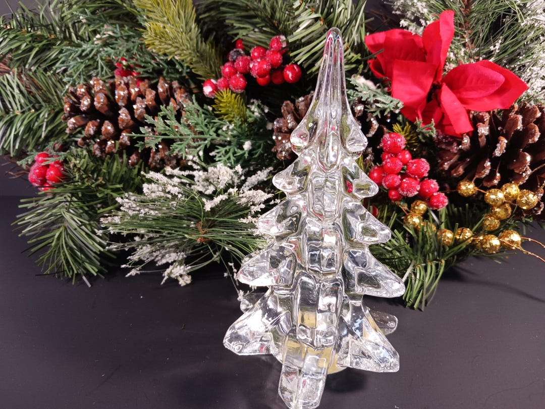 Vintage Art Glass Evergreen Tree - 6