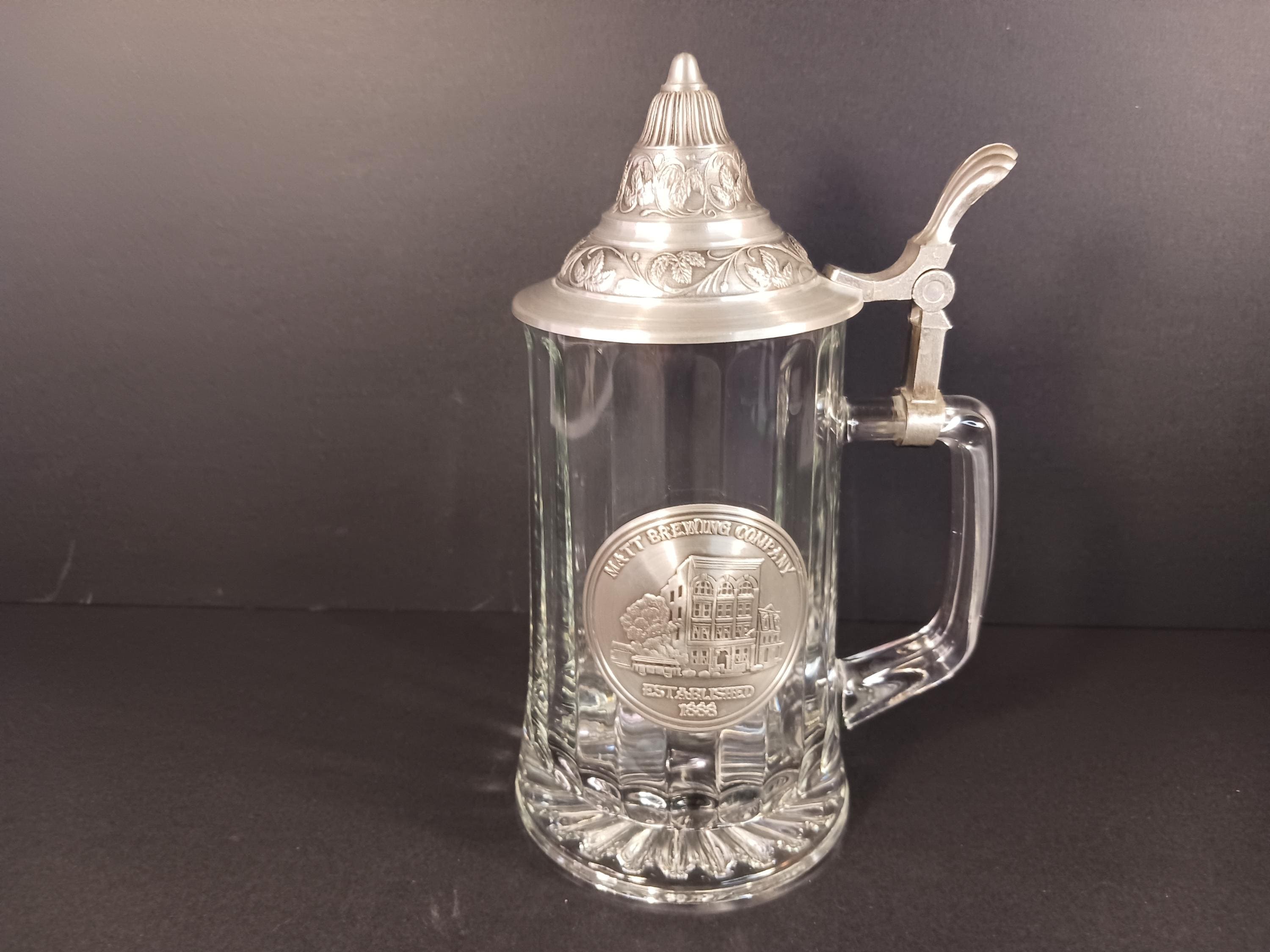 1997 Matt Brewing Company Glass Beer Stein – Limited Edition Tour