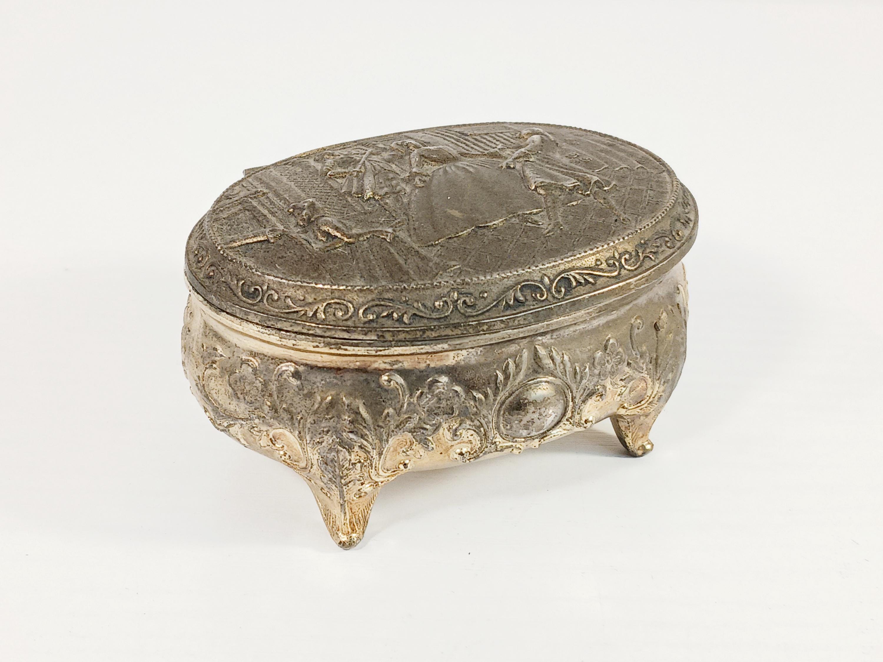 Metal Trinket Box Made in Japan - Etsy