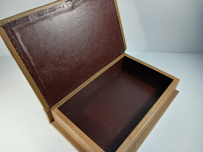 World Map Decorative Book Box Antique Style With Hidden Etsy