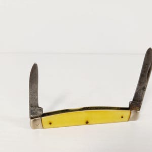 Camillus, New York, USA Pocket Knife - Antique American Made Folding Knife - Celluloid Handles - Used Condition-Fisherman Gift- Hunters Gift