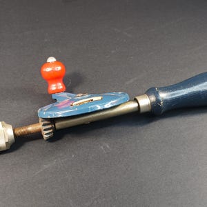 Stanley H1220B Dual Pinion Hand Drill – “Egg Beater” Style Manual Drill – Collectible Woodworking Tool – Working Antique- Vintage Tool