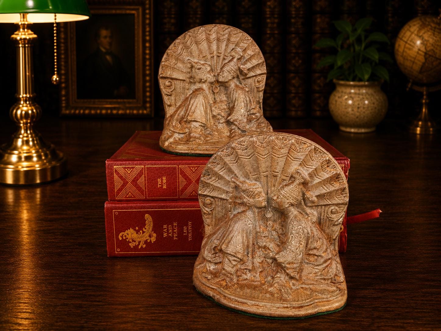 Vintage Asian Bookends - Etsy